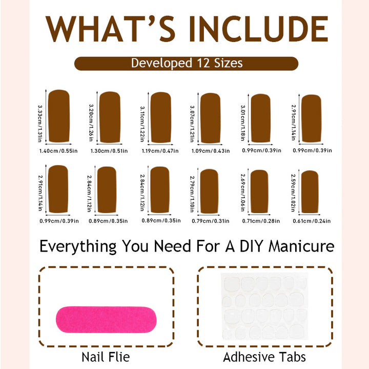Artificial nail set with aesthetic accents and elegant designs Bowlift