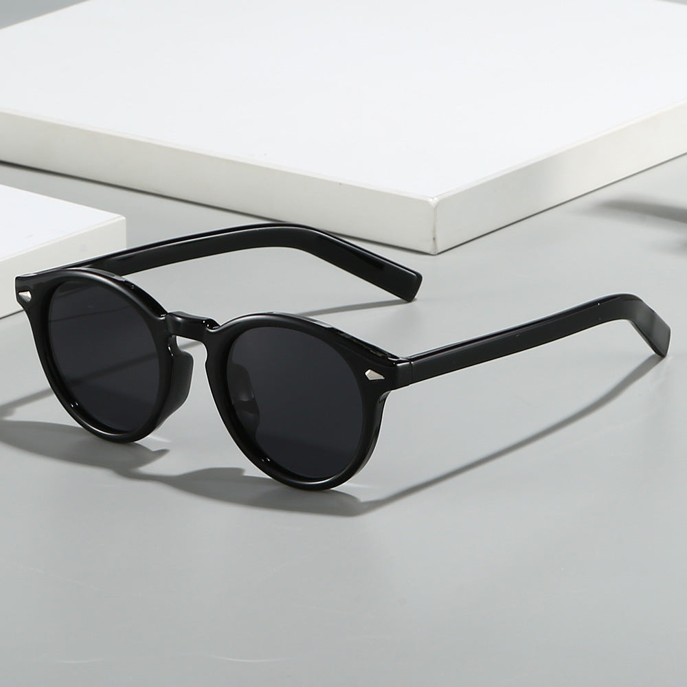Women's fashionable sunglasses with transparent frame and yellow lenses Bowlift
