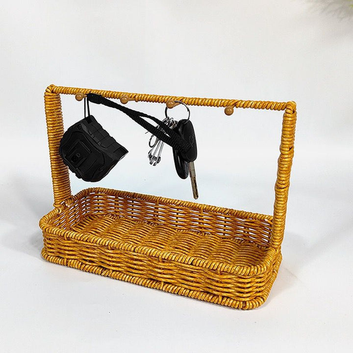 Unisex Practical Picnic Basket with Handle Bowlift