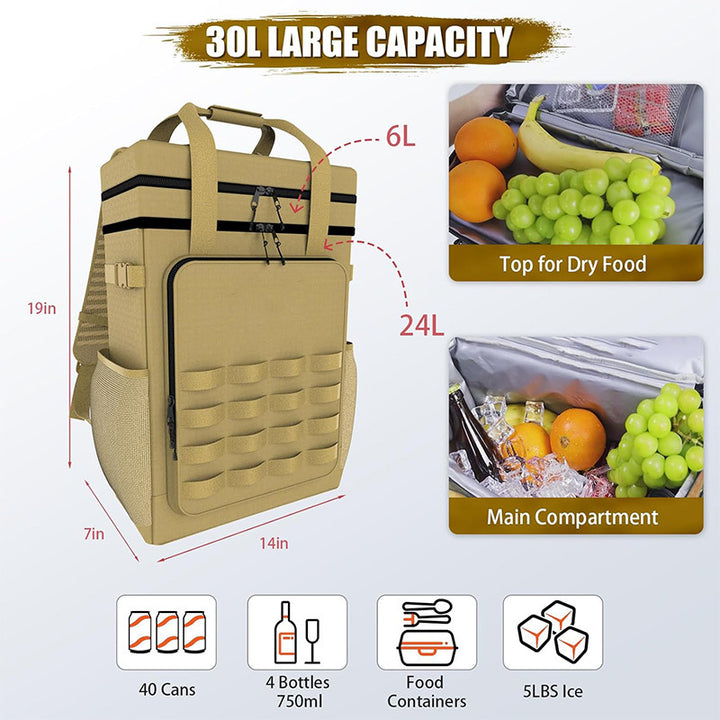 Multifunctional Tactical Backpack Bowlift