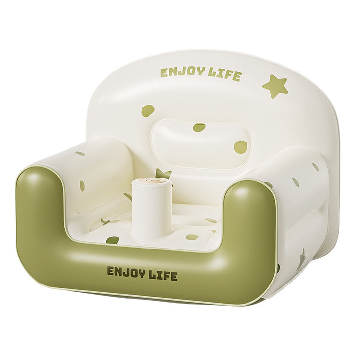 Women's Inflatable Comfort Seat with Cup Holder Bowlift