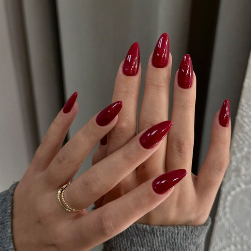 Premium Glossy Stiletto Nail Art Bowlift