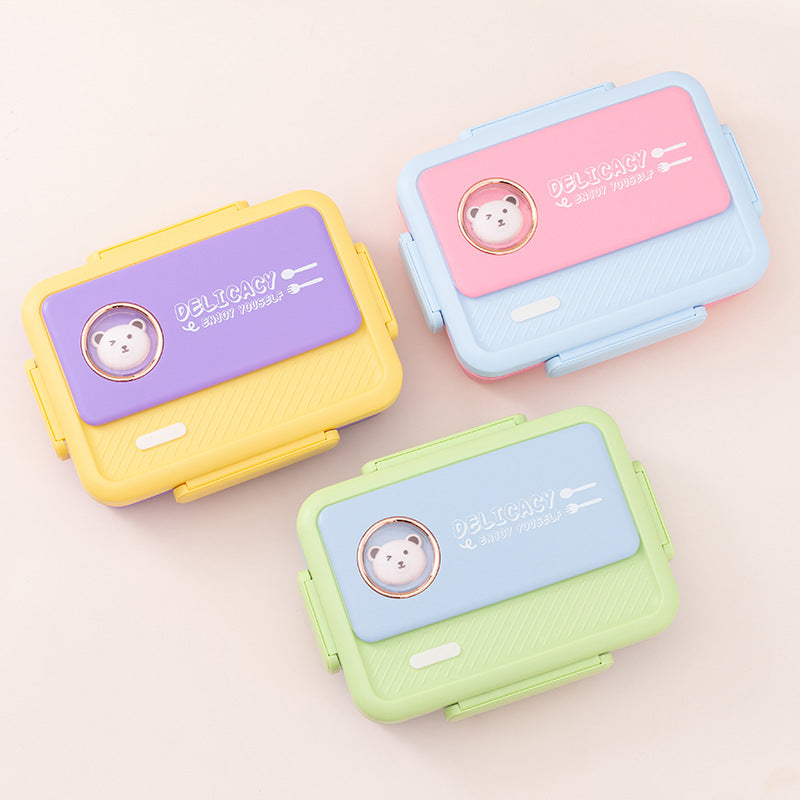 Stainless Steel Multi-Compartment Lunch Box