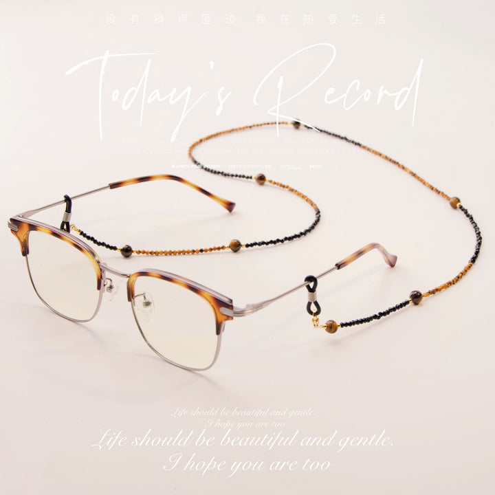 Beaded Eyewear Retainer Chain Bowlift