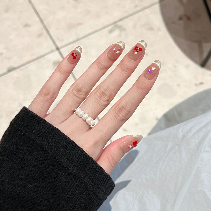 Artistic Press-On Nail Design Bowlift 1787316083