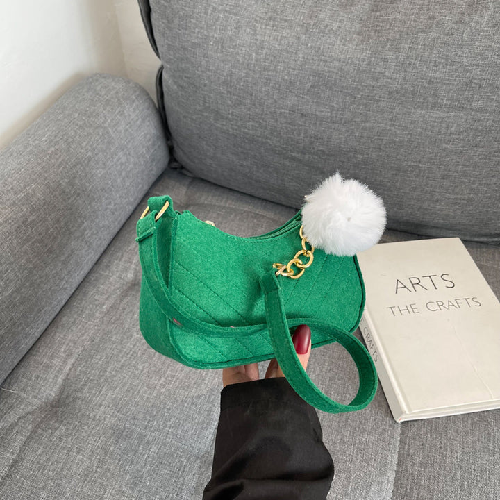 WoStylish Faux Fur Mini Handbag Bowlift