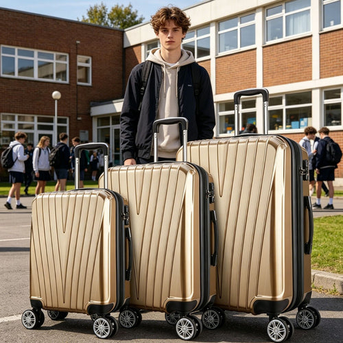 Unisex Premium Hard Shell Rolling Suitcase Bowlift