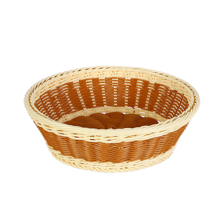 Rustic Handwoven Bread Basket Bowlift