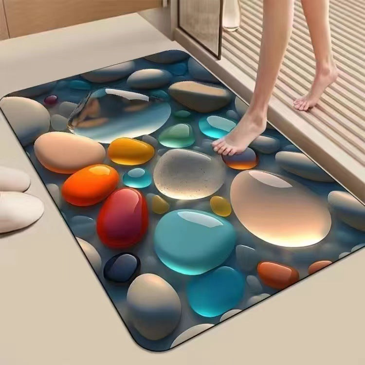 Non-Slip Water-Absorbent Bath Mat Bowlift