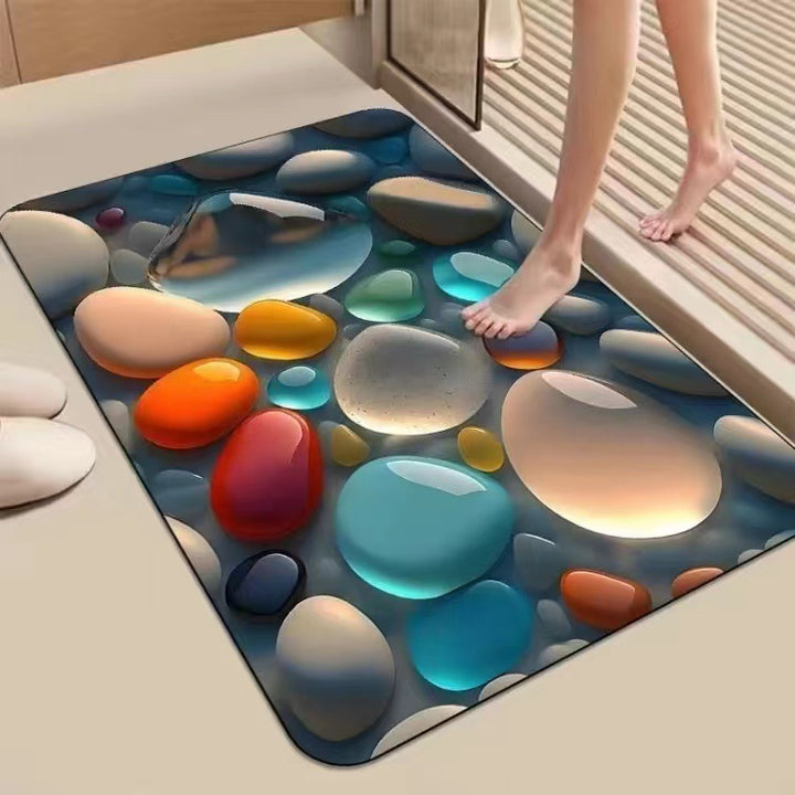 Non-Slip Water-Absorbent Bath Mat Bowlift