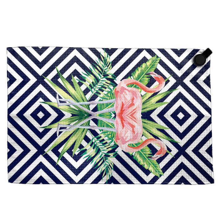Towel with modern circular pattern Bowlift
