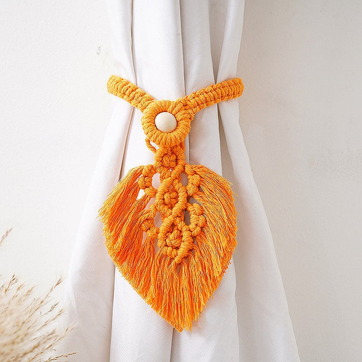 Macrame Curtain Tieback Holder Bowlift