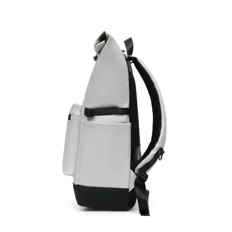 Stylish Roll-Top Waterproof Backpack Bowlift