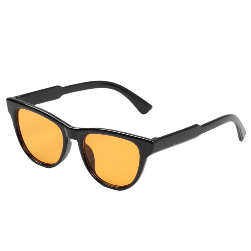 Women's fashionable oversized sunglasses with animal pattern Bowlift
