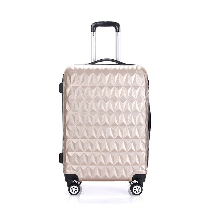 Unisex Textured Hard Shell Cabin Suitcase Bowlift