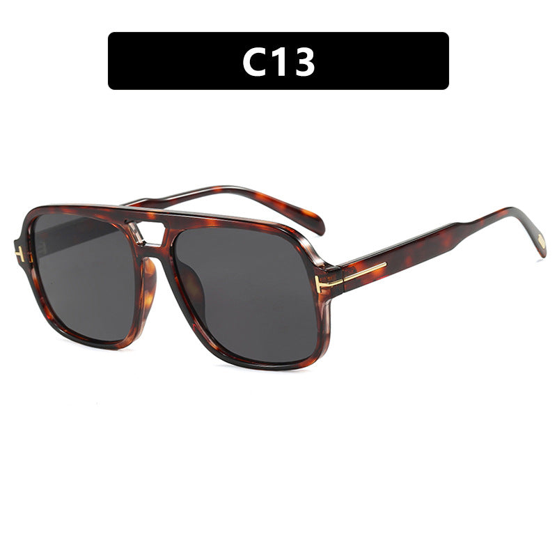Women's trendy sunglasses with square frame and polarizing yellow lenses Bowlift
