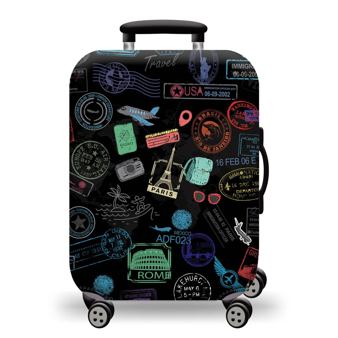 Unisex Hard-shell suitcase with stunning mountain landscape design Bowlift