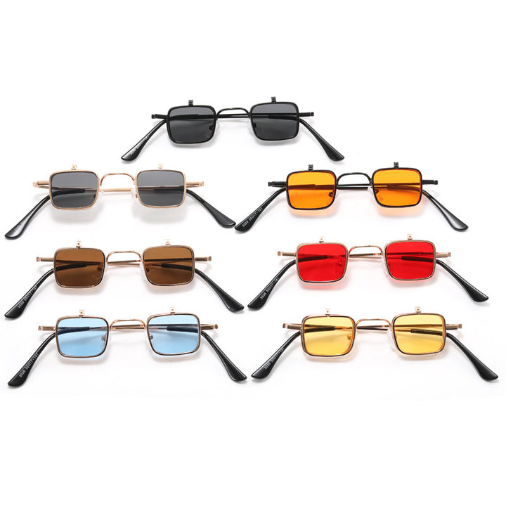 Ladies Designer Sunglasses with Square Metal Frame Bowlift