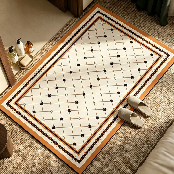 Decorative Honeycomb Bath Mat Bowlift