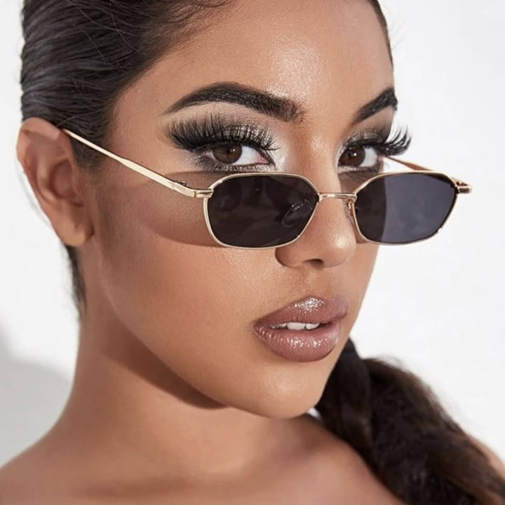 Women geometric sunglasses in minimalist design Bowlift