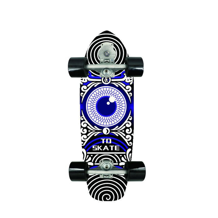 Retro-Inspired Mini Cruiser Skateboard Bowlift