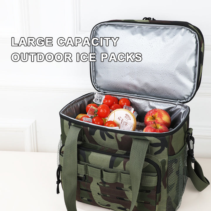 Women's insulated and durable cooler bag in modern camouflage design Bowlift