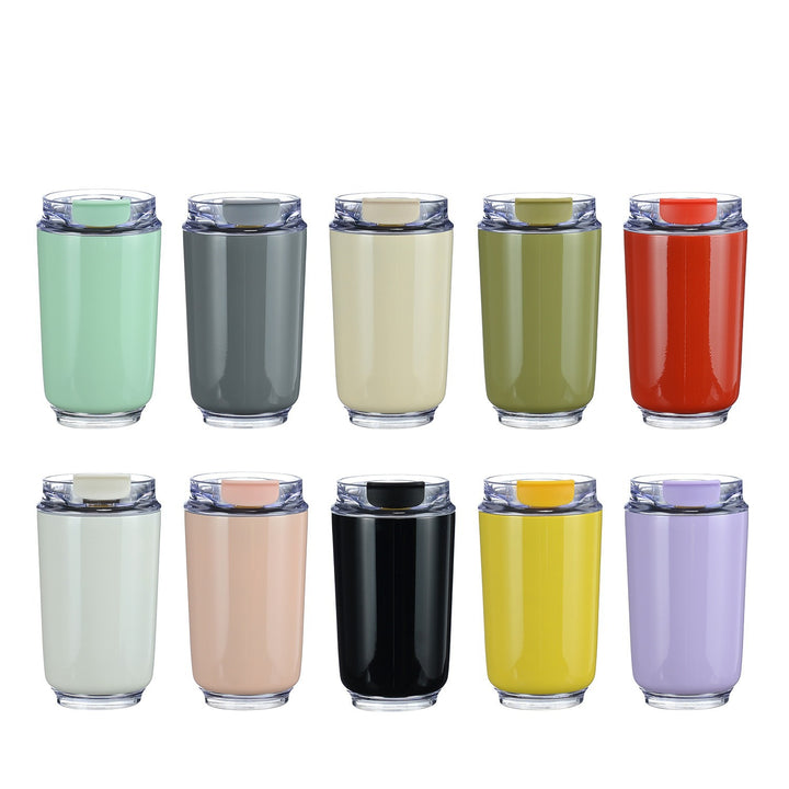 Women elegant thermal mug with transparent top Bowlift