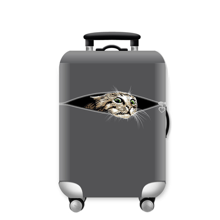 Unisex hard-shell suitcase with funny giraffe design Bowlift