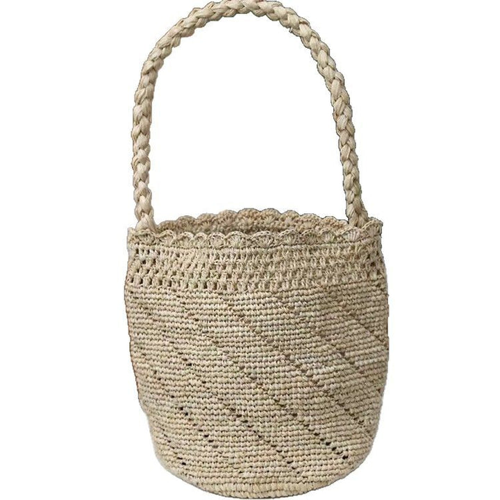 Handmade basket bag with unique weaving Bowlift
