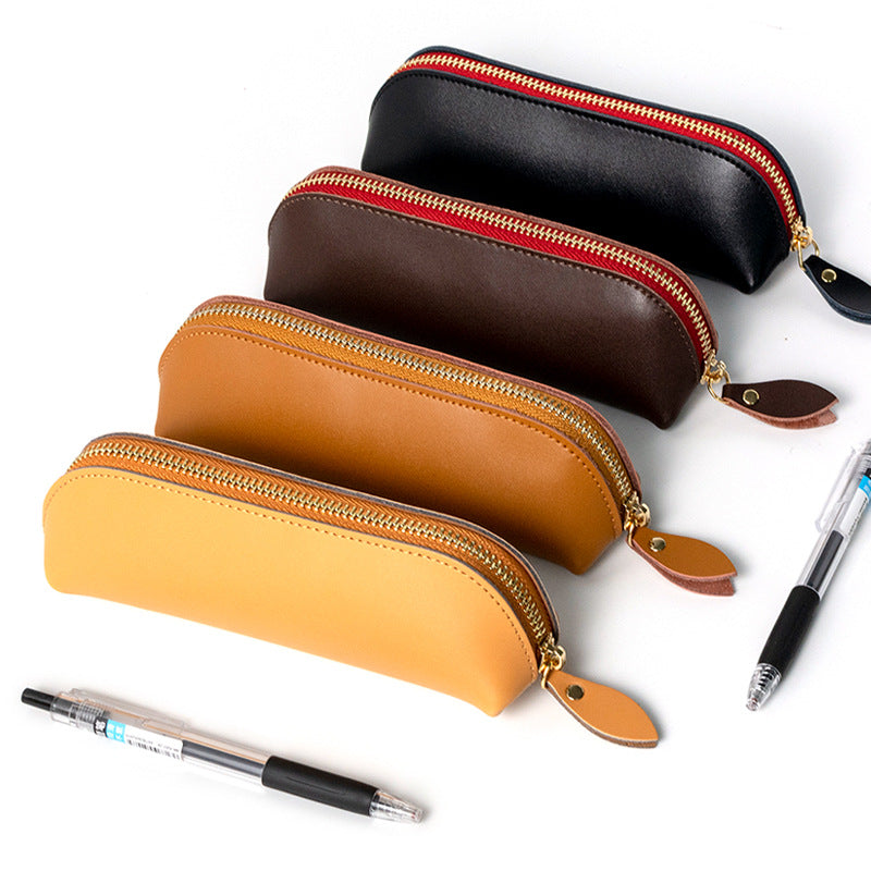 Luxurious Leather Pencil Case Bowlift