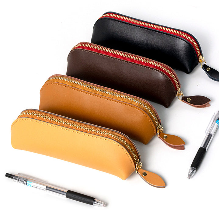 Luxurious Leather Pencil Case Bowlift