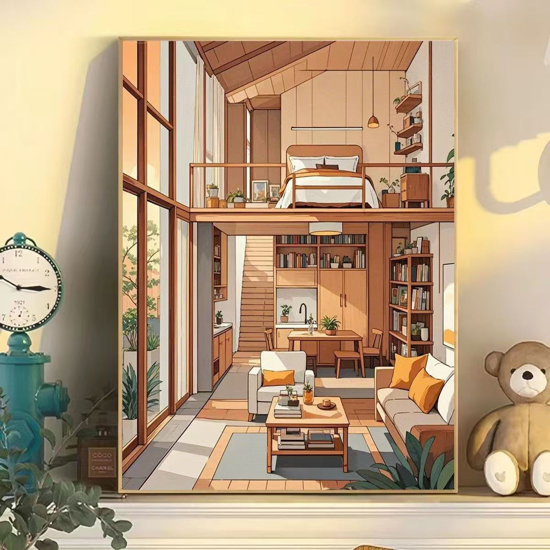 Scenic Street View Wall Art Bowlift