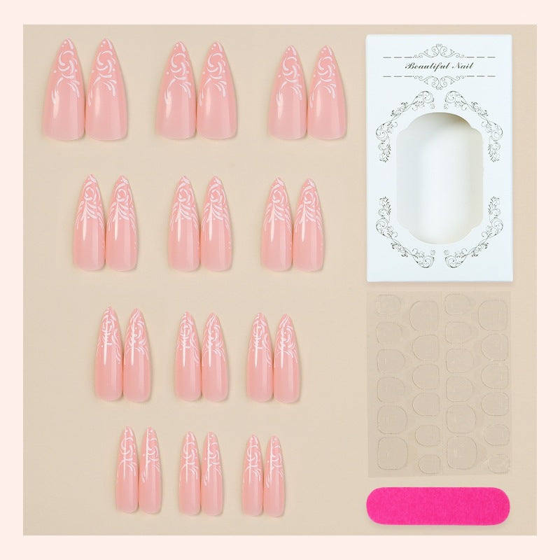 Nail art set with elegant designer patterns Bowlift