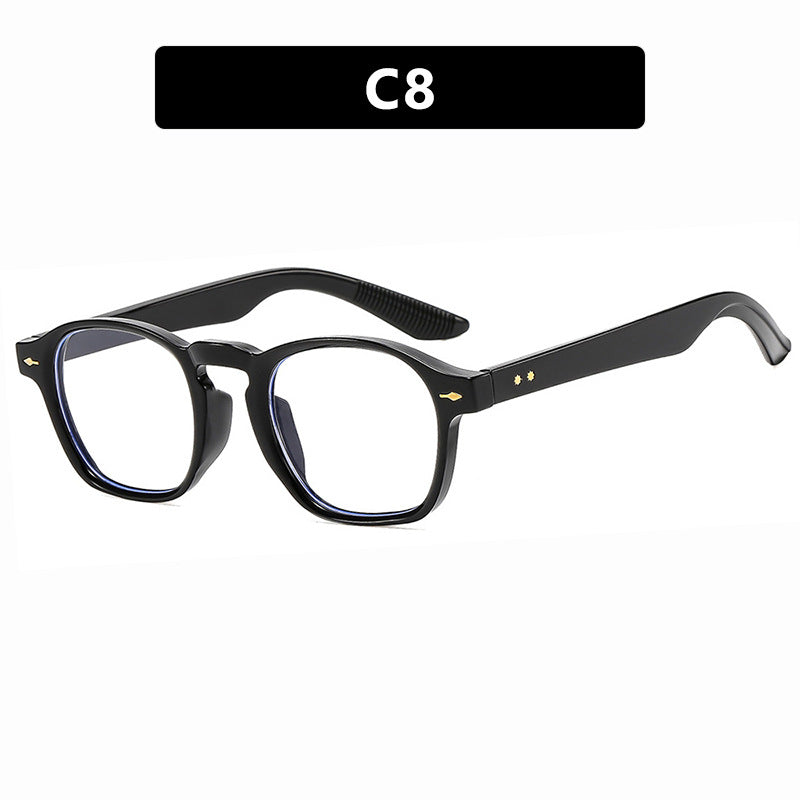 Ladies fashionable rectangular glasses with transparent frame Bowlift