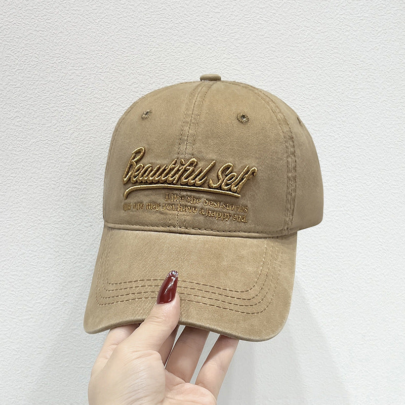 Women's Trendy Embroidered Cap Bowlift