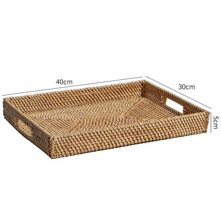 Unisex Handwoven Serving Tray Bowlift