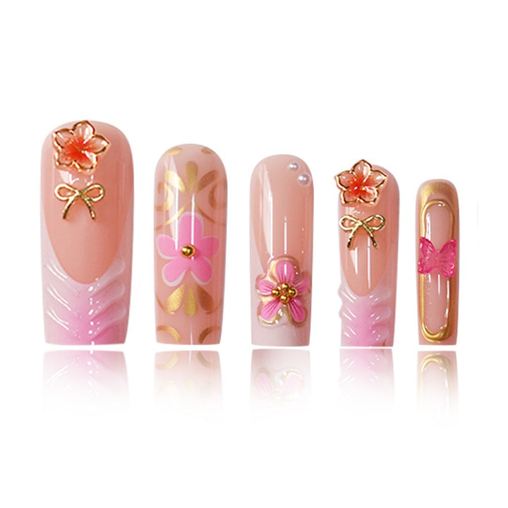 Glamorous Artistry Press-On Nail Set Bowlift