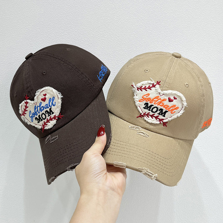 Women's Embroidered Sports Baseball Cap Bowlift
