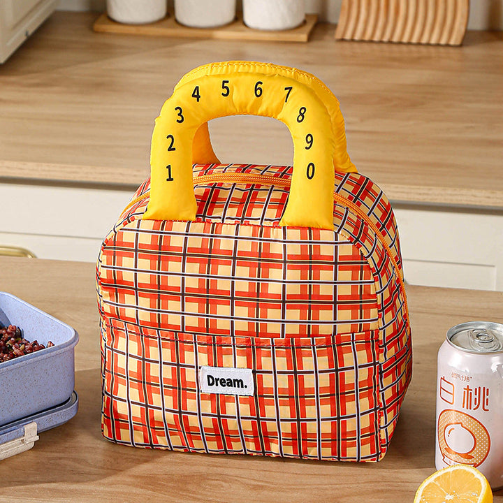 Insulated Lunch Bag with Colorful Handles Bowlift