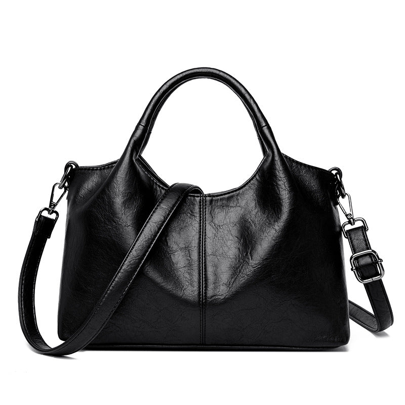 Classic Faux Leather Handbag Bowlift