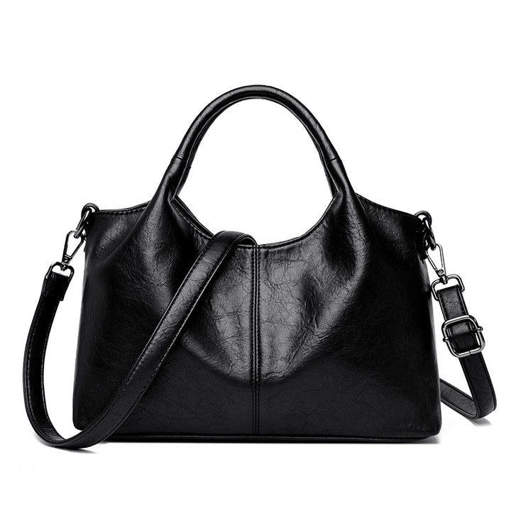 Classic Faux Leather Handbag Bowlift