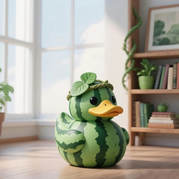 Funny rubber duck with strawberry design Bowlift
