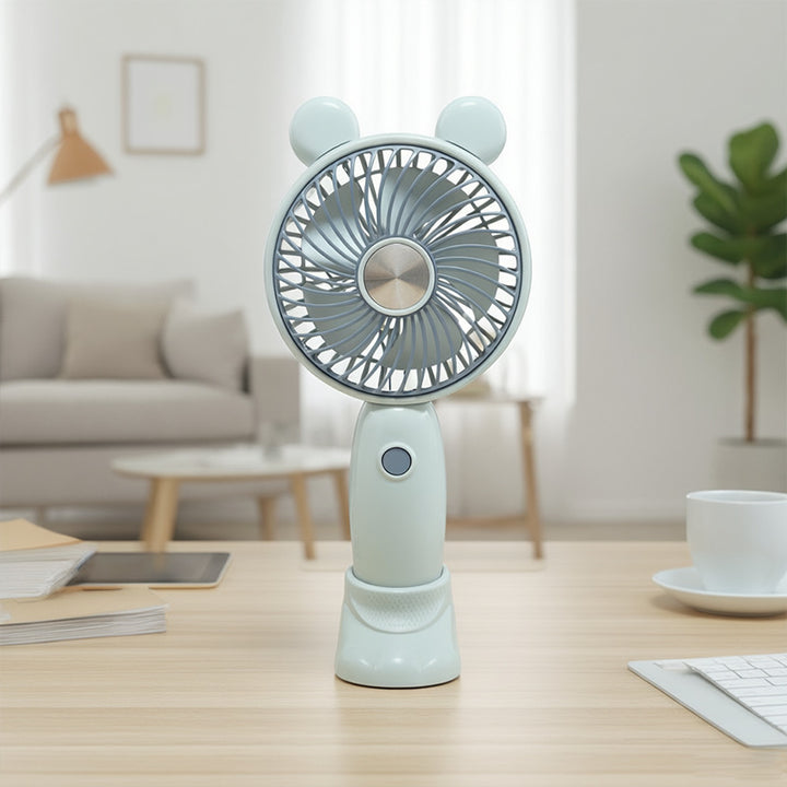 Ladies Portable Mini Fan with Cute Animal Design Bowlift