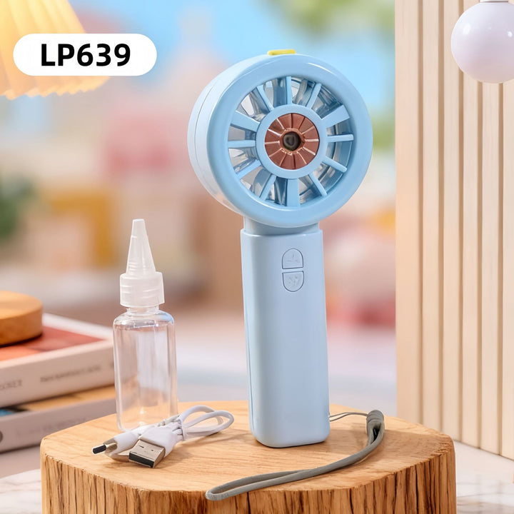 Unisex Handheld Fan with Spray Function Bowlift