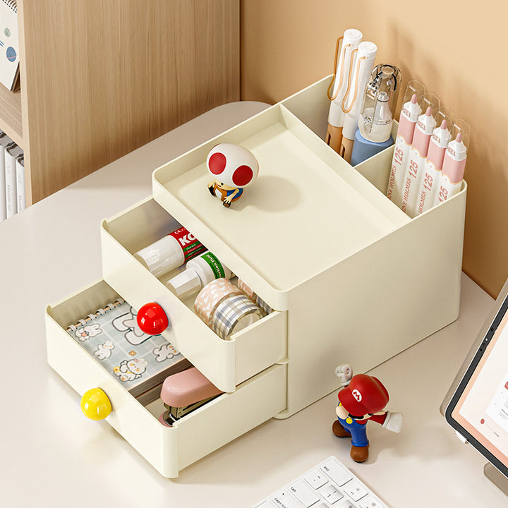 Stylish Two-Drawer Storage Organizer Bowlift