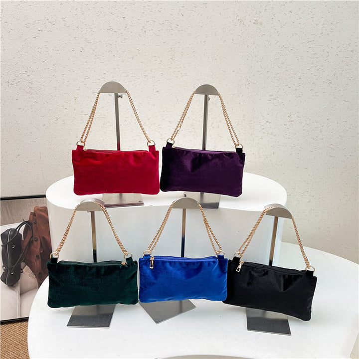 WoElegant Velvet Clutch Bag Bowlift