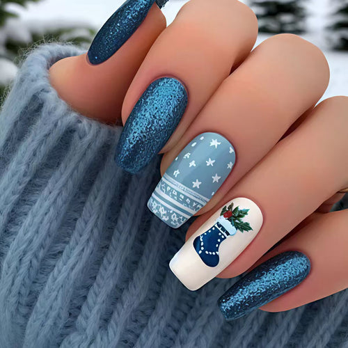 Creative Winter Art Nails Bowlift