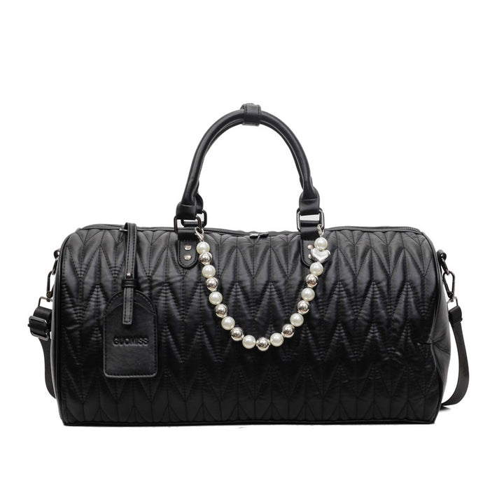 Noble travel bag in modern diamond design Bowlift