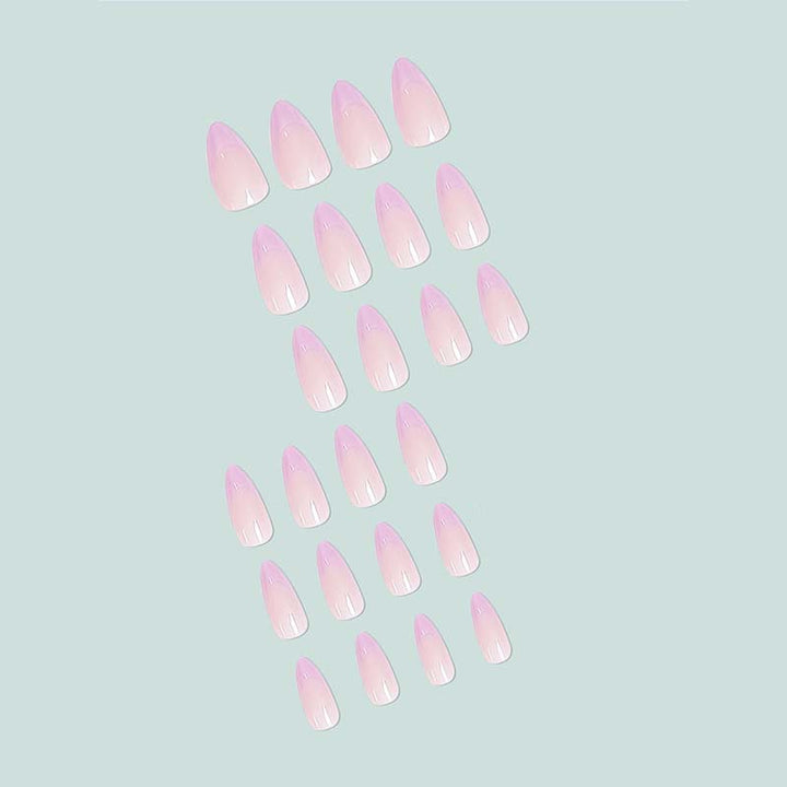 Elegant Stiletto artificial nails with ombre effect Bowlift