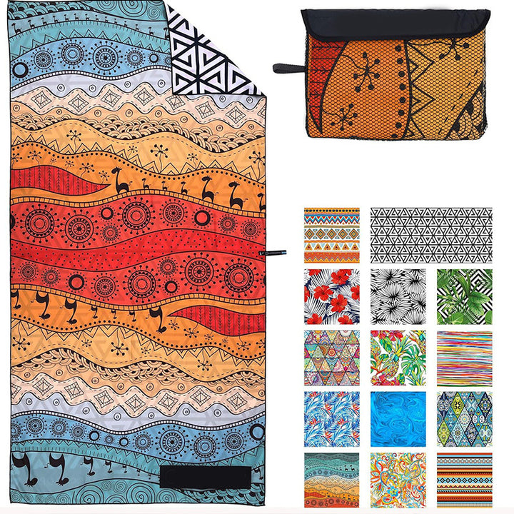 Beach towel with creative dollar design Bowlift